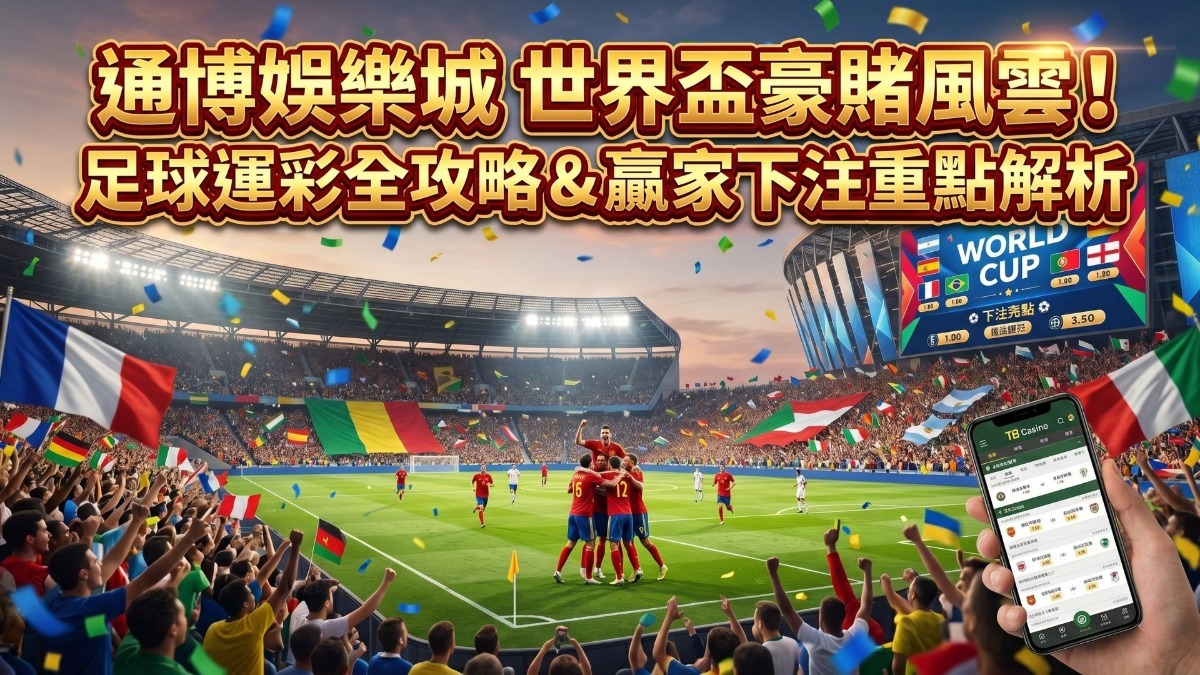 通博娛樂城世界盃足球運彩分析教學
